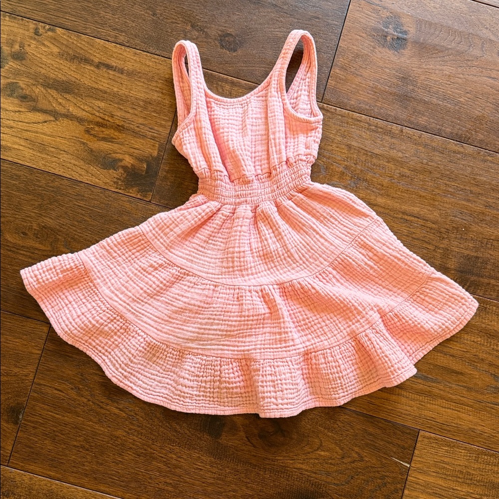 Bearpaw girls pink flowy dress